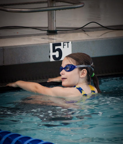 cerebral palsy, inclusion, swimming, backstroke, swim team