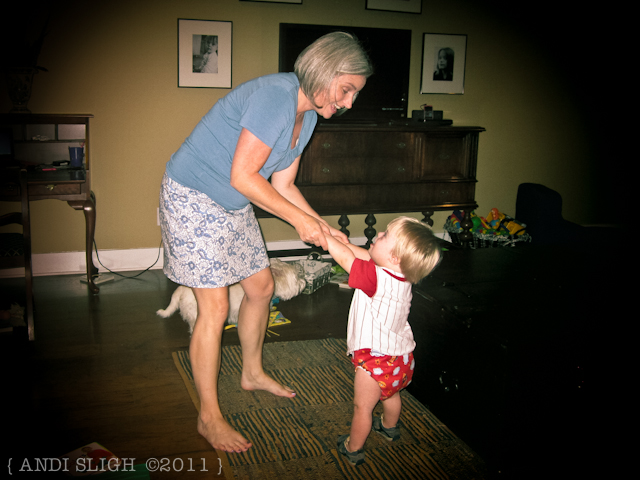 toddler - mom - dancing