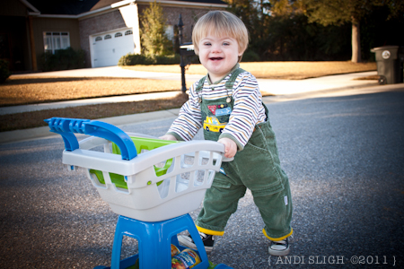 Down syndome, baby, toddler, walking