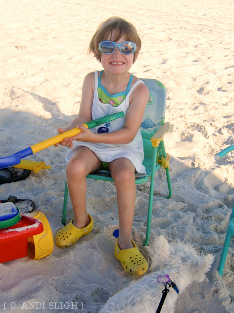 Sarah Kate, 2007, beach, cerebral palsy