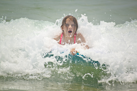 Sarah Kate, beach, water, action