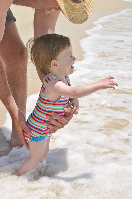 Sarah Kate, 2004, cerebral palsy, beach