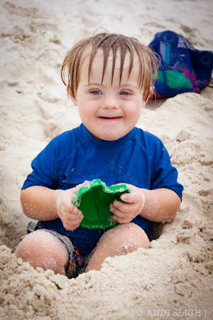 Nathan, beach